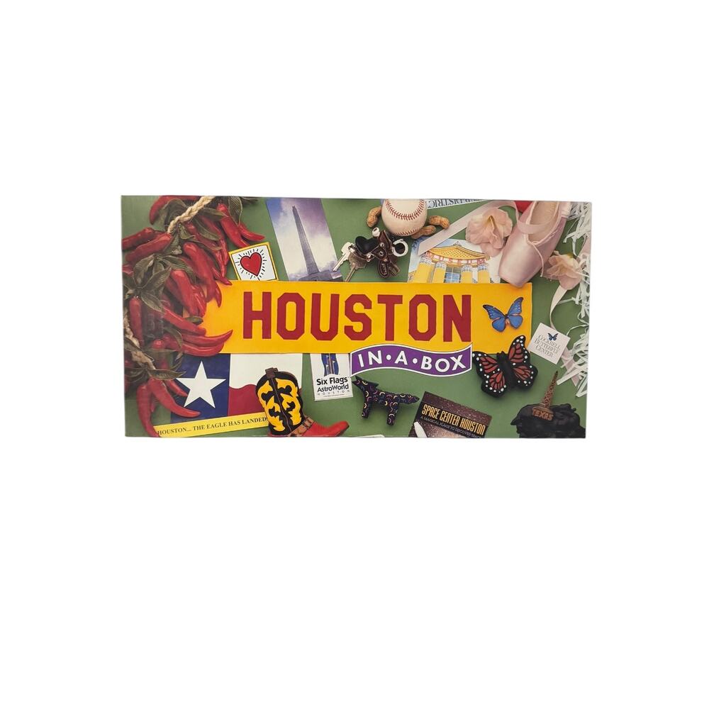 Houston In a Box Monopoly Style Game by Late for the Sky Games Complete